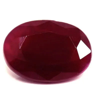 3.02ct Oval Natural Ruby (Colour Red, Clarity Slightly Included, Cut Faceted)