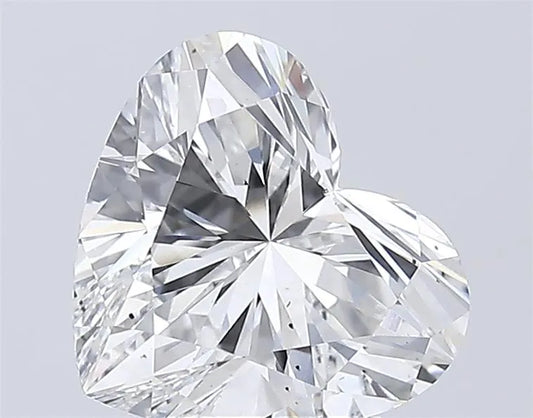 3.03ct Heart Lab Grown Diamond (Colour E, Clarity SI1, IGI Certified)