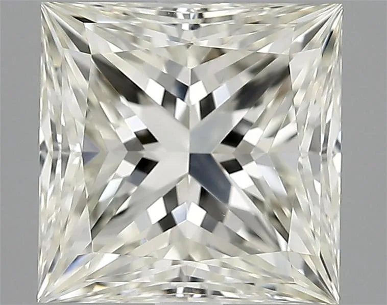 3.04ct Princess Natural Diamond (Colour J, Clarity VVS2, Cut EX, IGI Certified)