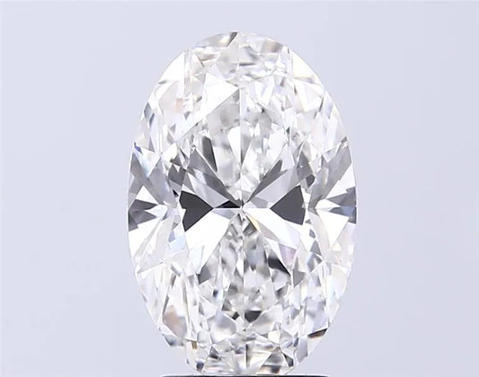 3.05ct Oval Lab Grown Diamond (Colour E, Clarity VS2, IGI Certified)