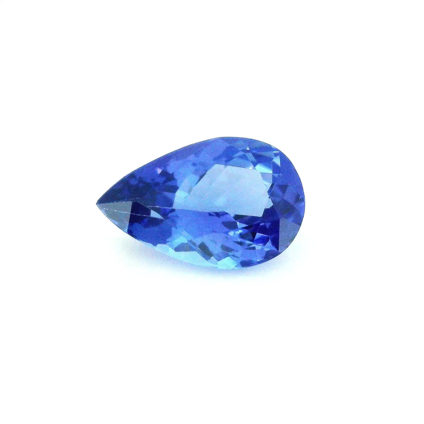 3.08ct Pear Natural Tanzanite (Colour Blue, Clarity Eye Clean, Cut Faceted)