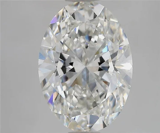 3.09ct Oval Lab Grown Diamond (Colour E, Clarity VS2, IGI Certified)