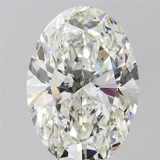 3.09ct Oval Lab Grown Diamond (Colour G, Clarity VVS2, IGI Certified)