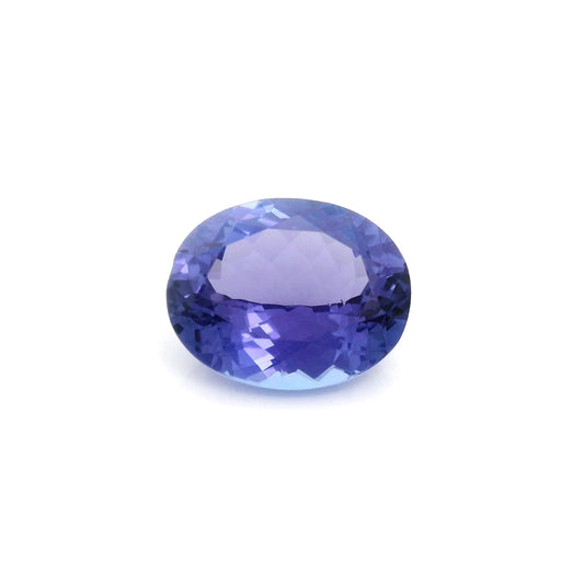 3.20ct Oval Natural Tanzanite (Colour Blue, Clarity Eye Clean, Cut Faceted)