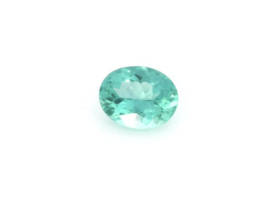 3.21ct Oval Natural Apatite (Colour Blue, Clarity Slightly Included, Cut Faceted)