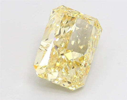 3.22ct Radiant Lab Grown Diamond (Colour Fancy Intense Yellow, Clarity VS2, IGI Certified)