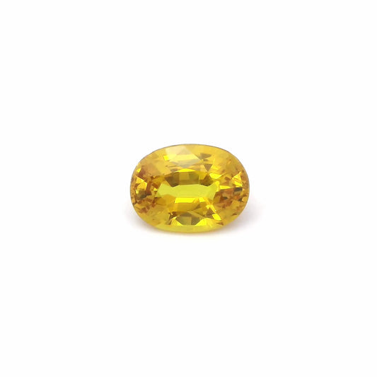 3.32ct Oval Natural Sapphire (Colour Yellow, Clarity Eye Clean, Cut Faceted)