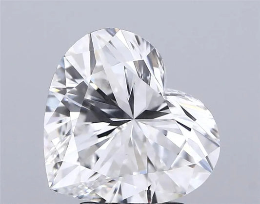 3.40ct Heart Lab Grown Diamond (Colour D, Clarity VS1, IGI Certified)