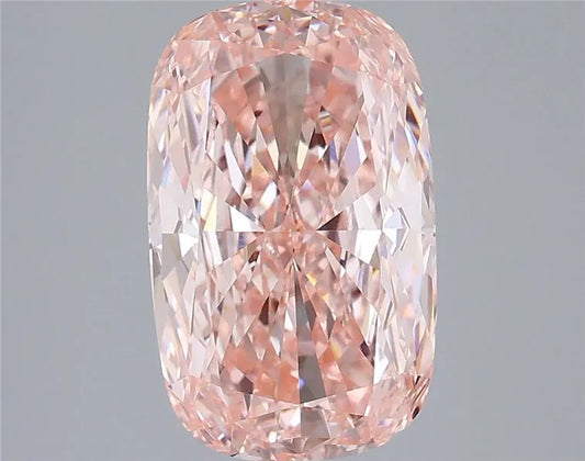3.46ct Cushion modified Lab Grown Diamond (Colour Fancy Vivid Pink, Clarity VVS1, IGI Certified)