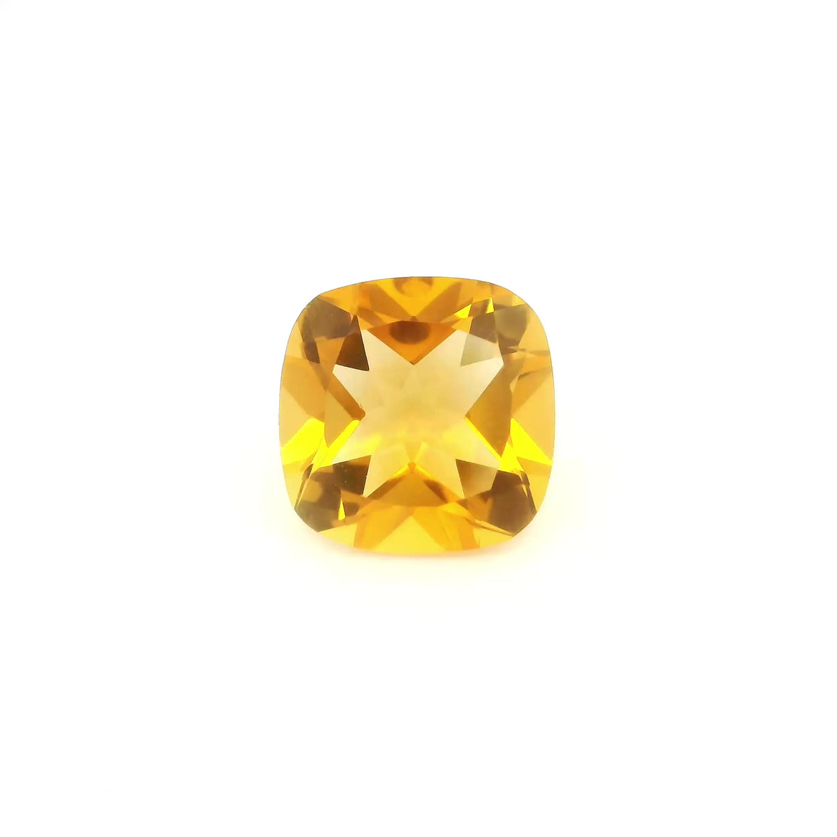 3.52ct Cushion Natural Citrine (Colour Yellow, Clarity Eye Clean, Cut Faceted)