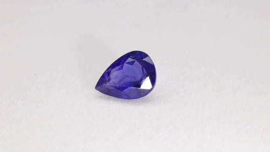 3.53ct Pear Natural Tanzanite (Colour Blue, Clarity Moderately Included, Cut Faceted)