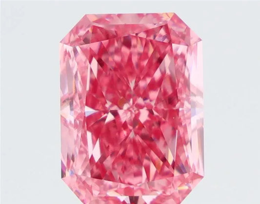 3.54ct Radiant Natural Diamond (Colour Fancy Vivid Pink, Clarity VS2, GIA Certified)