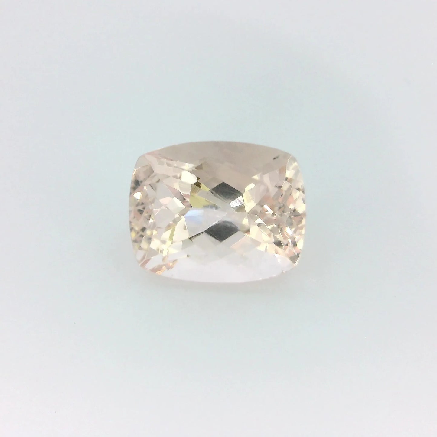 3.58ct Cushion Natural Morganite (Colour Pink, Clarity Eye Clean, Cut Faceted)