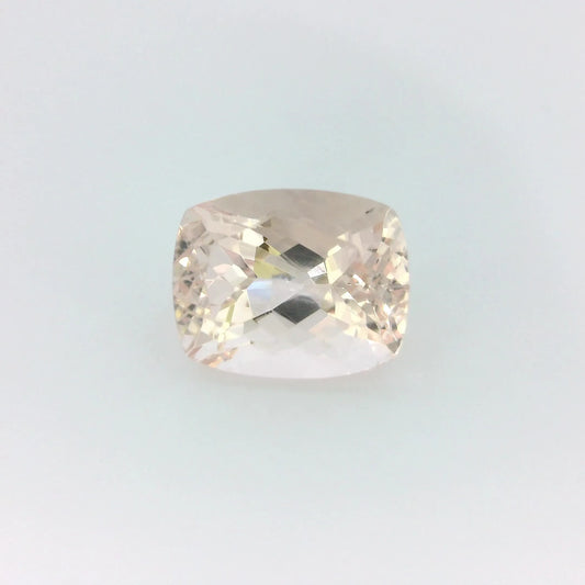 3.58ct Cushion Natural Morganite (Colour Pink, Clarity Eye Clean, Cut Faceted)