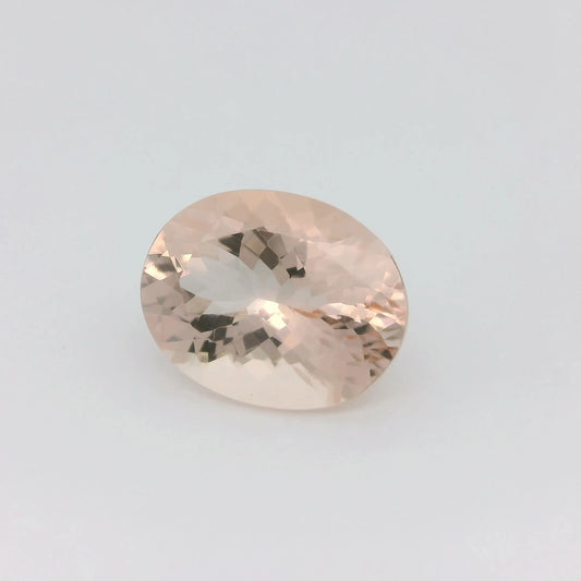 3.59ct Oval Natural Morganite (Colour Pink, Clarity Eye Clean, Cut Faceted)