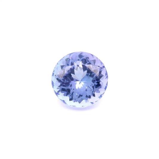 3.66ct Round Natural Tanzanite (Colour Blue, Clarity Eye Clean, Cut Faceted)