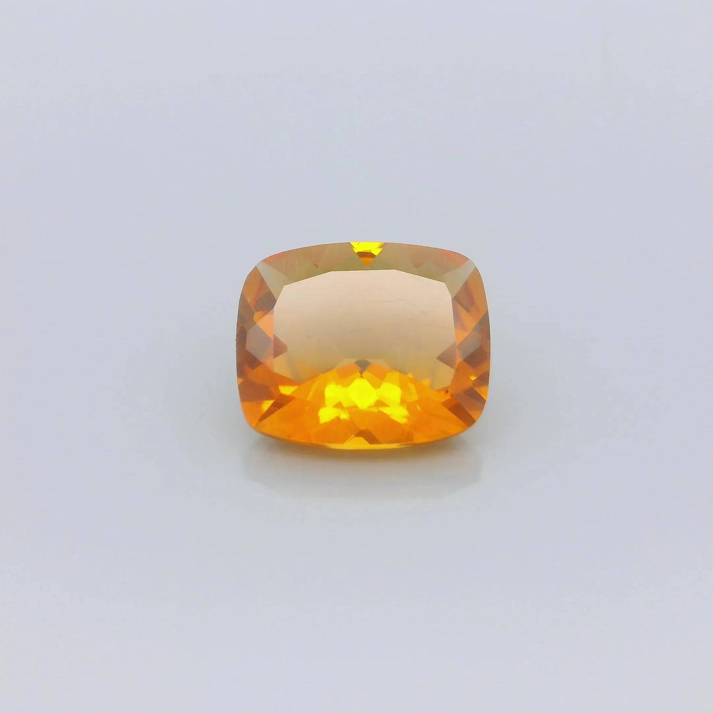 3.71ct Cushion Natural Citrine (Colour Yellow, Clarity Eye Clean, Cut Faceted)