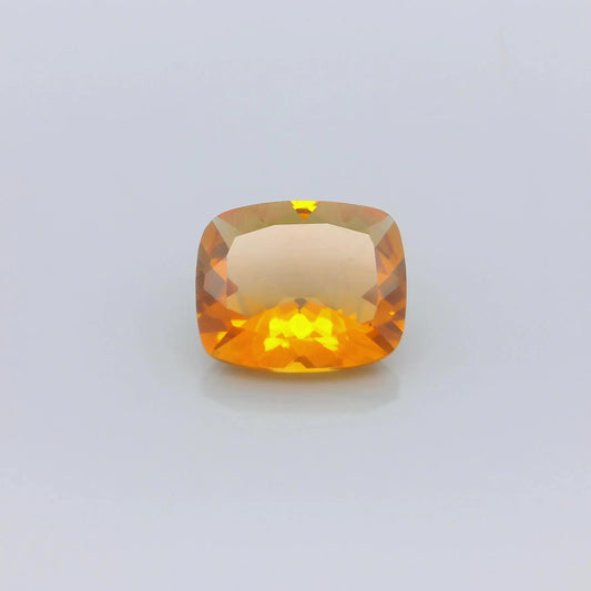 3.71ct Cushion Natural Citrine (Colour Yellow, Clarity Eye Clean, Cut Faceted)