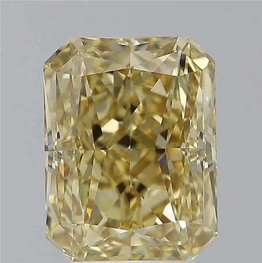 3.71ct Radiant Natural Diamond (Colour Fancy Yellow, Clarity VVS1, GIA Certified)