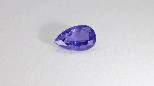 3.81ct Pear Natural Tanzanite (Colour Blue, Clarity Slightly Included, Cut Faceted)