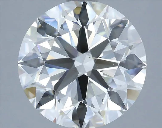 3.92ct Round Natural Diamond (Colour H, Clarity VS1, Cut EX, IGI Certified)