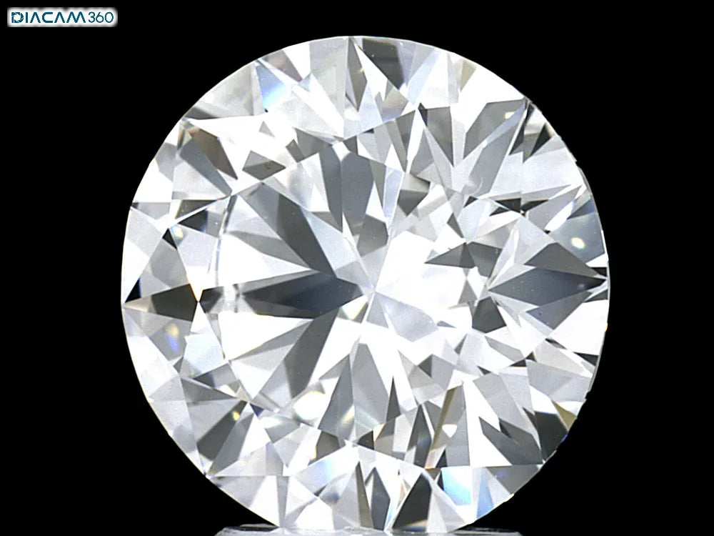 3.93ct Round Natural Diamond (Colour D, Clarity IF, Cut EX, GIA Certified)