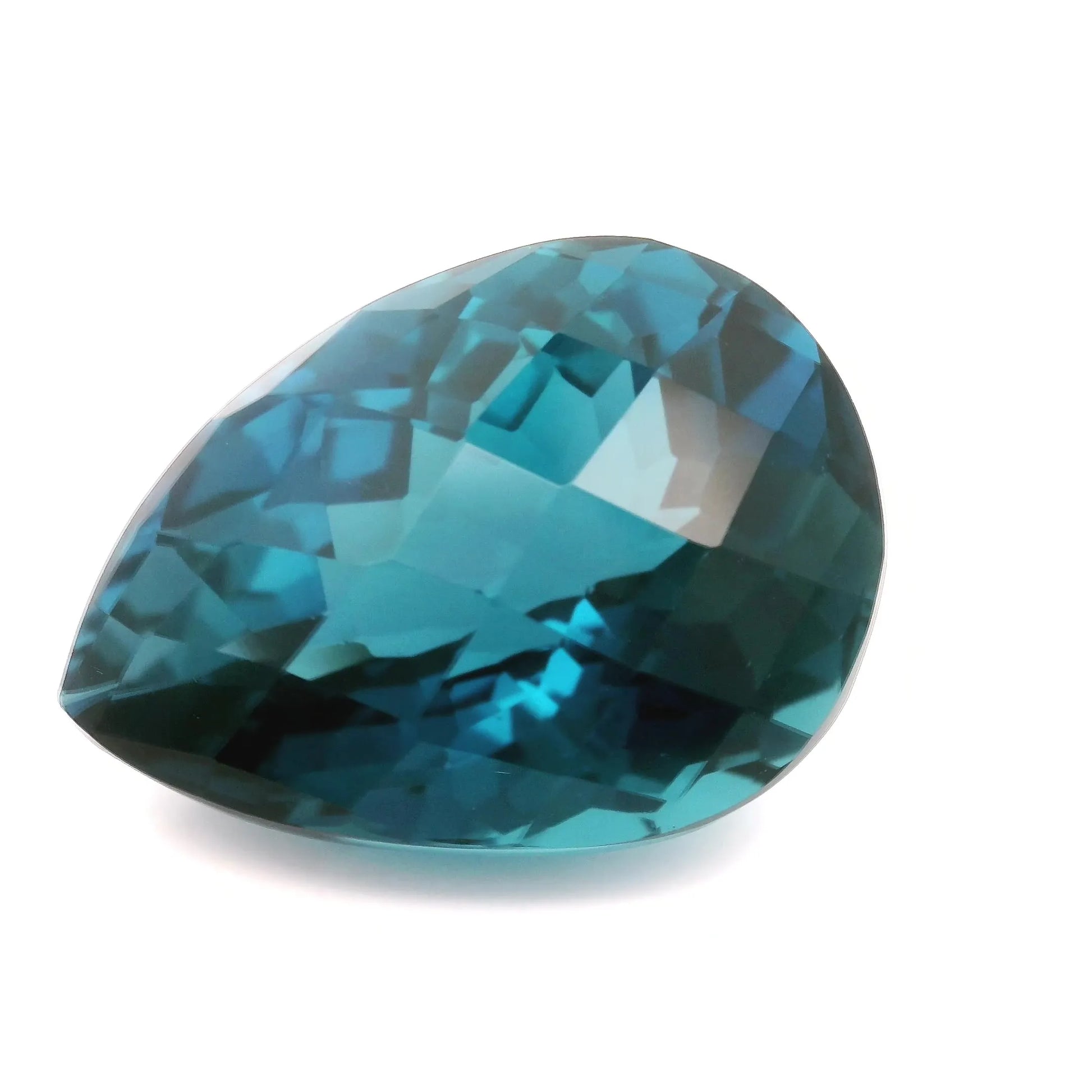 35.48ct Pear Natural Topaz (Colour Blue, Clarity Eye Clean, Cut Faceted)