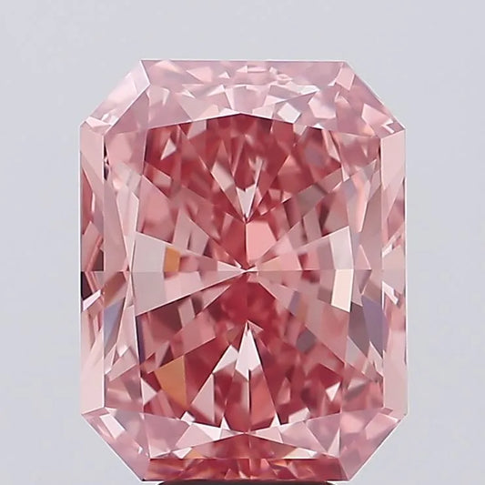 10.08ct Radiant Natural Diamond (Colour Fancy Intense Pink, Clarity VVS1, GIA Certified)