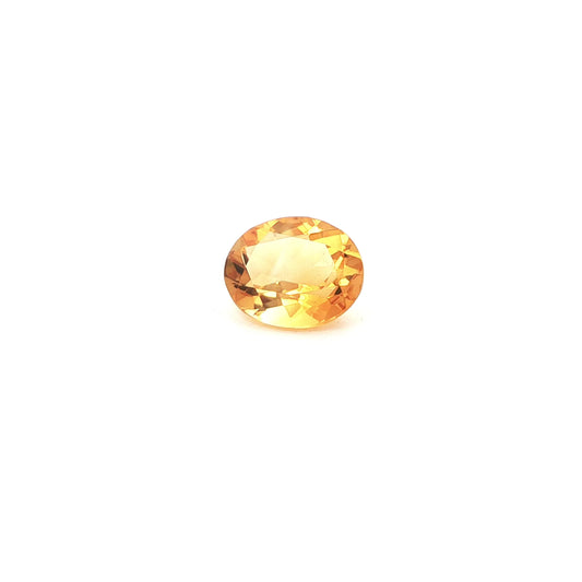 4.07ct Oval Natural Citrine (Colour Yellow, Clarity Eye Clean, Cut Faceted)