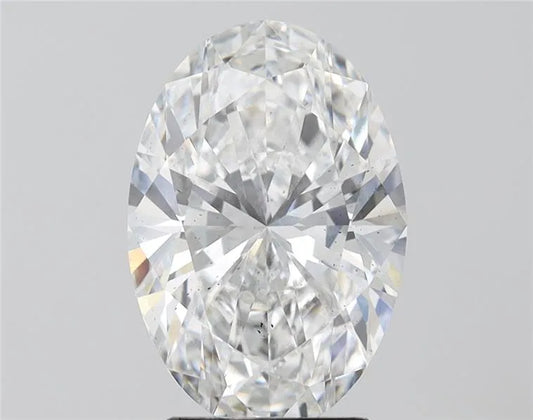 4.09ct Oval Lab Grown Diamond (Colour E, Clarity SI1, IGI Certified)