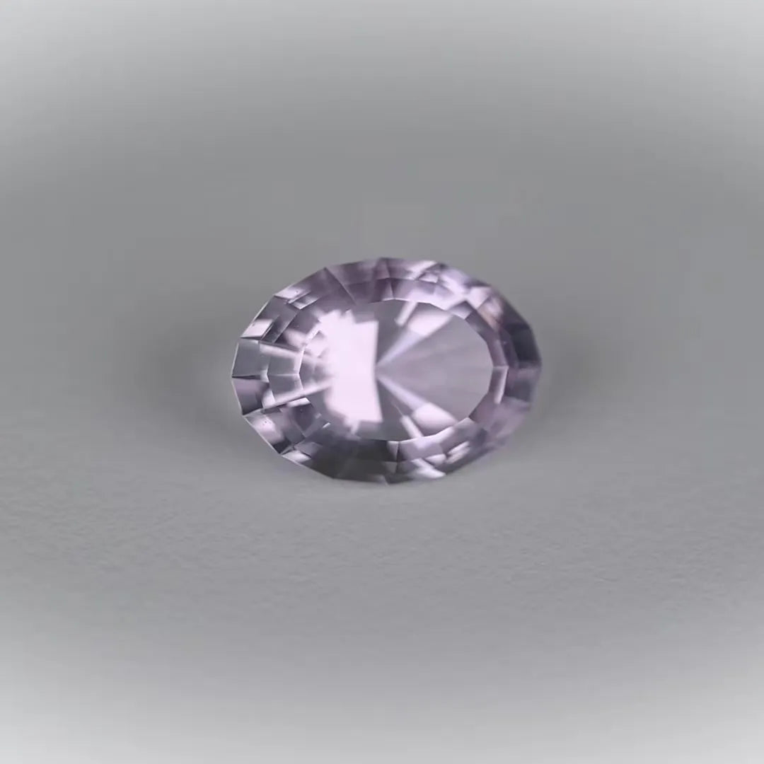 4.24ct Oval Natural Amethyst (Colour Purple, Clarity Eye Clean, Cut Faceted)