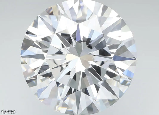 4.25ct Round Natural Diamond (Colour D, Clarity VVS1, Cut EX, GIA Certified)
