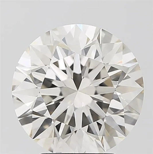 4.30ct Round Natural Diamond (Colour J, Clarity VVS2, Cut EX, IGI Certified)