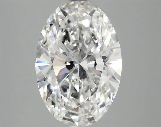 4.33ct Oval Lab Grown Diamond (Colour E, Clarity VS1, IGI Certified)
