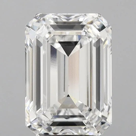 4.36ct Emerald Lab Grown Diamond (Colour D, Clarity VVS2, IGI Certified)