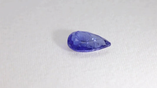4.36ct Pear Natural Tanzanite (Colour Blue, Clarity Slightly Included, Cut Faceted)