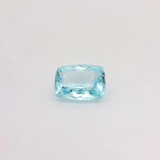 4.38ct Cushion Natural Aquamarine (Colour Blue, Clarity Eye Clean, Cut Faceted)