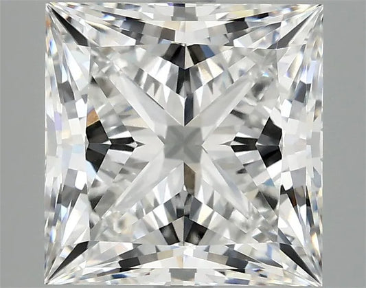 4.40ct Princess Lab Grown Diamond (Colour E, Clarity VVS2, IGI Certified)