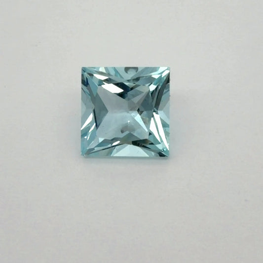4.43ct Square Natural Aquamarine (Colour Blue, Clarity Eye Clean, Cut Faceted)