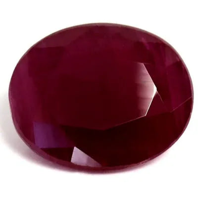4.57ct Oval Natural Ruby (Colour Red, Clarity Slightly Included, Cut Faceted)