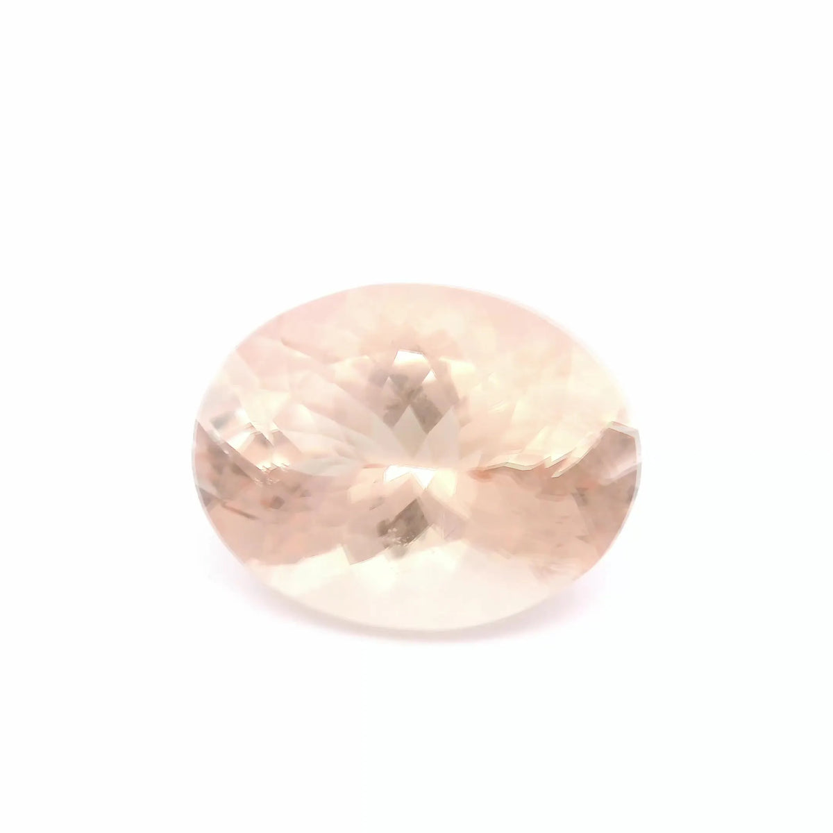 4.61ct Oval Natural Morganite (Colour Pink, Clarity Eye Clean, Cut Faceted)