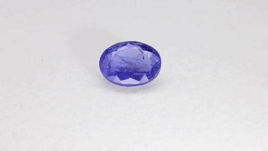 4.68ct Oval Natural Tanzanite (Colour Blue, Clarity Slightly Included, Cut Faceted)