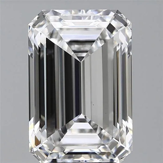 4.82ct Emerald Lab Grown Diamond (Colour D, Clarity VVS2, IGI Certified)