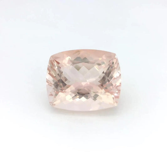 4.88ct Cushion Natural Morganite (Colour Pink, Clarity Eye Clean, Cut Faceted)