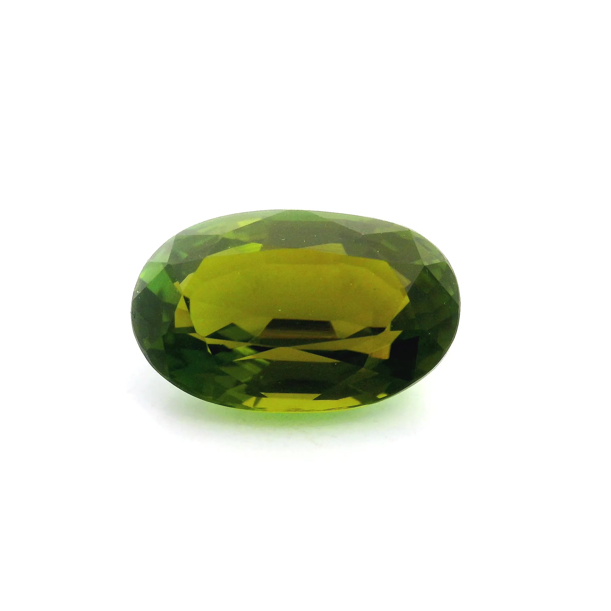 4.89ct Oval Natural Tourmaline (Colour Green, Clarity Eye Clean, Cut Faceted)