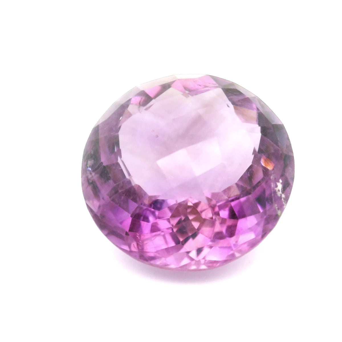 40.28ct Round Natural Amethyst (Colour Purple, Clarity Eye Clean, Cut Faceted)