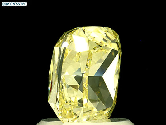 1.62ct Cushion brilliant Natural Diamond (Colour Fancy Light Yellow, Clarity VVS1, GIA Certified)