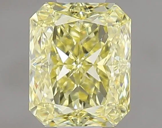 0.80ct Radiant Natural Diamond (Colour Fancy Yellow, Clarity VVS2, Cut GD, GIA Certified)