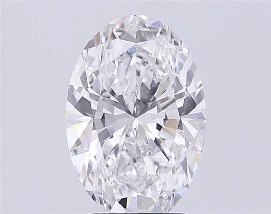 5.00ct Oval Lab Grown Diamond (Colour G, Clarity VVS2, IGI Certified)
