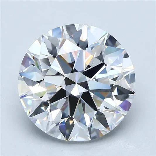 5.00ct Round Natural Diamond (Colour D, Clarity IF, Cut EX, GIA Certified)